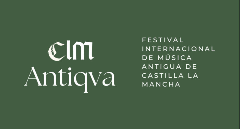 Festival música antigua Castilla-La Mancha, logo verde.