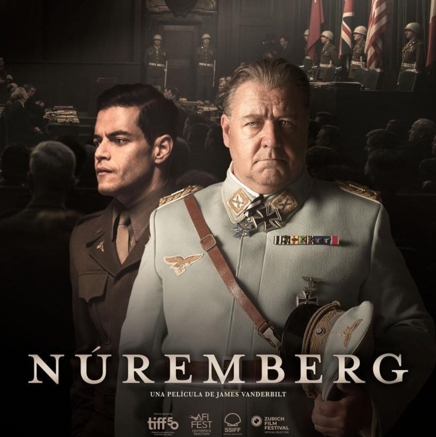 Cartel película Núremberg, proyección 28 diciembre.
