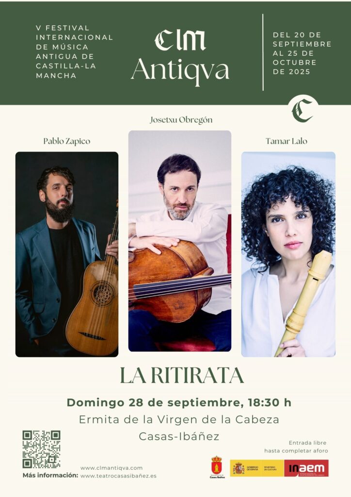 Cartel Festival de Música Antigua Castilla-La Mancha 2025.