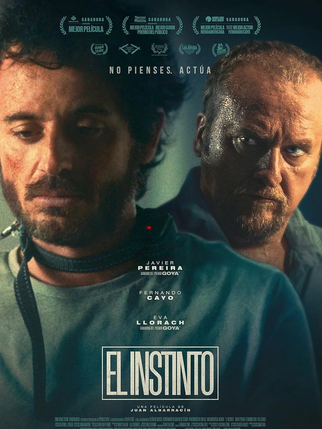 Cartel película El Instinto con actores principales