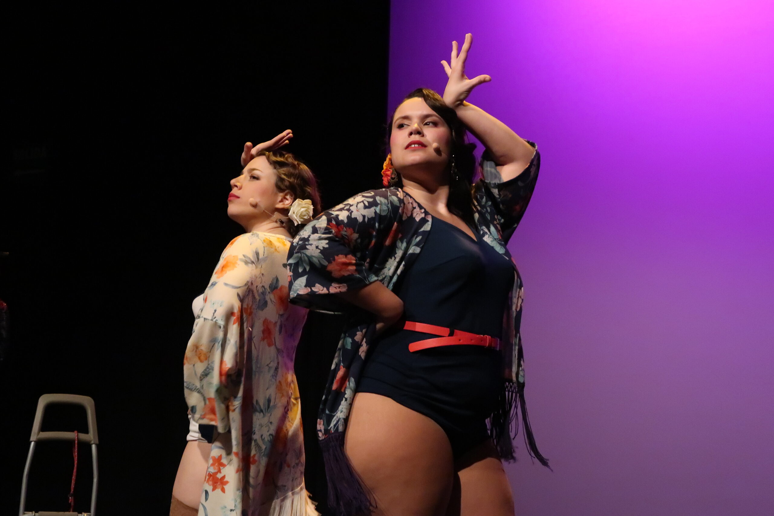 Bailarinas de flamenco en escena