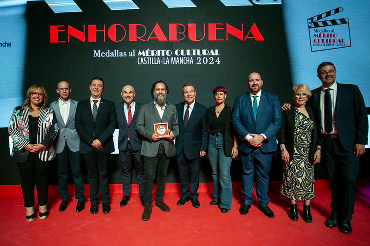 Entrega de medallas al mérito cultural Castilla-La Mancha.