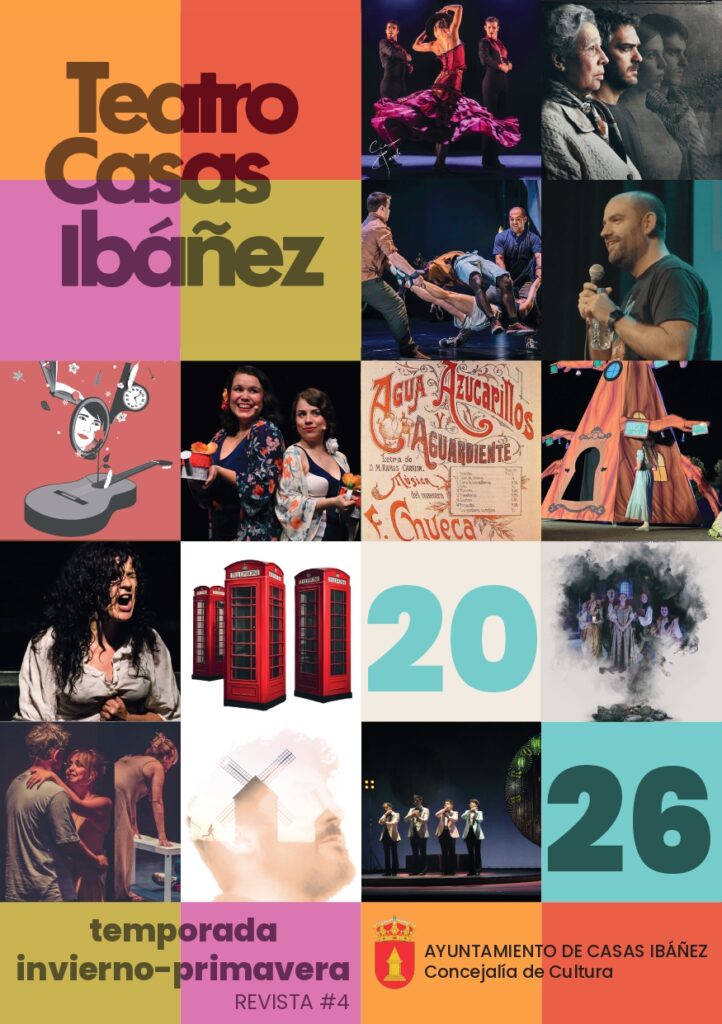 Cartel Teatro Casas Ibáñez, temporada invierno-primavera.