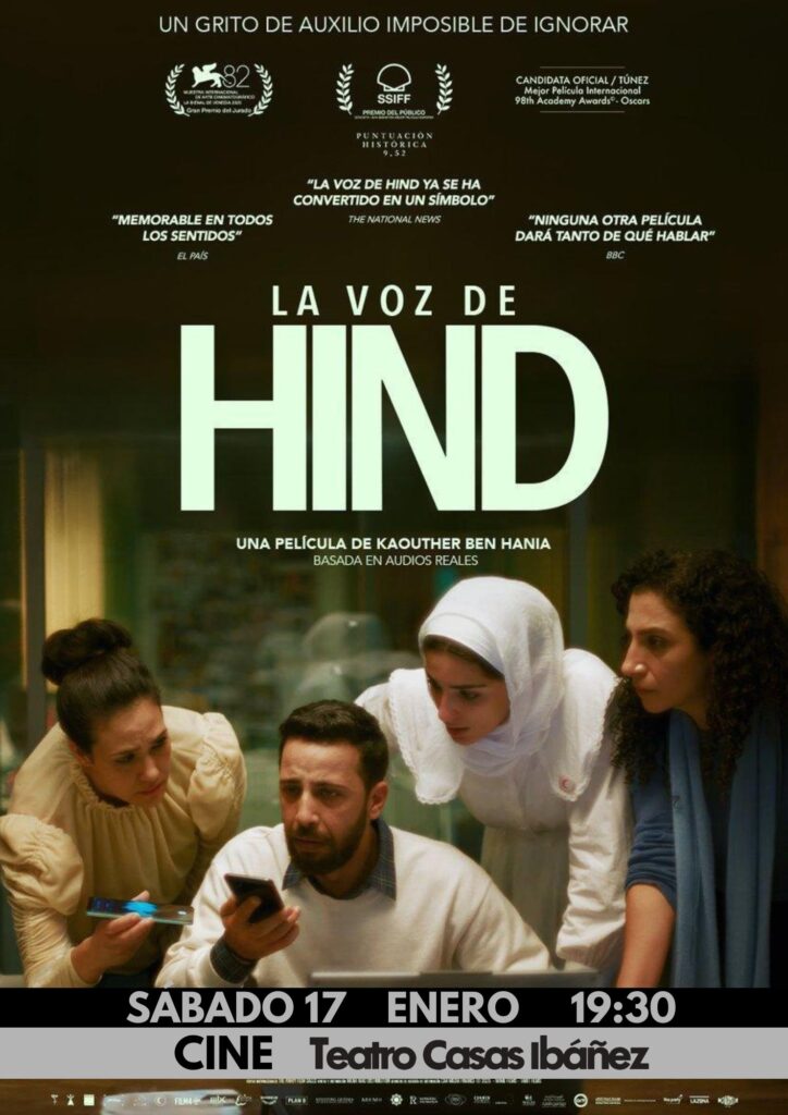 Cartel de la película 'La Voz de Hind'.