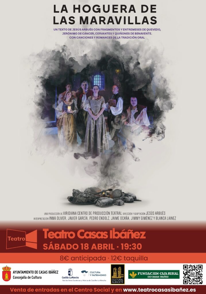 Cartel teatral de La Hoguera de las Maravillas