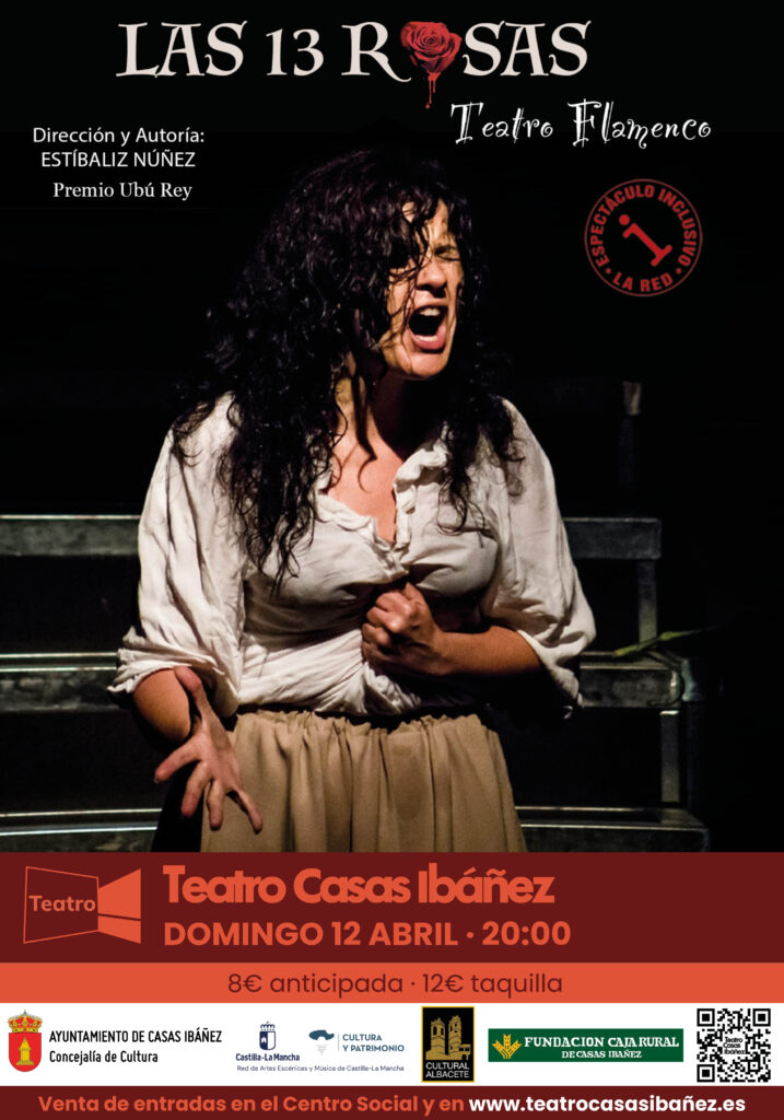 Cartel de obra teatral 'Las 13 Rosas'