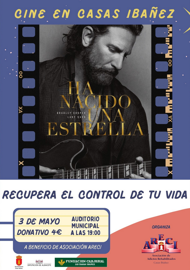 Cartel de cine 'Ha nacido una estrella'.