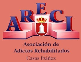 Logotipo de ARECI sobre fondo rojo