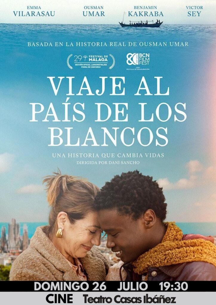 Cartel película Viaje al país de los blancos