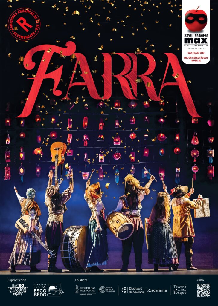 Cartel de Farra, musical ganador de los Premios Max