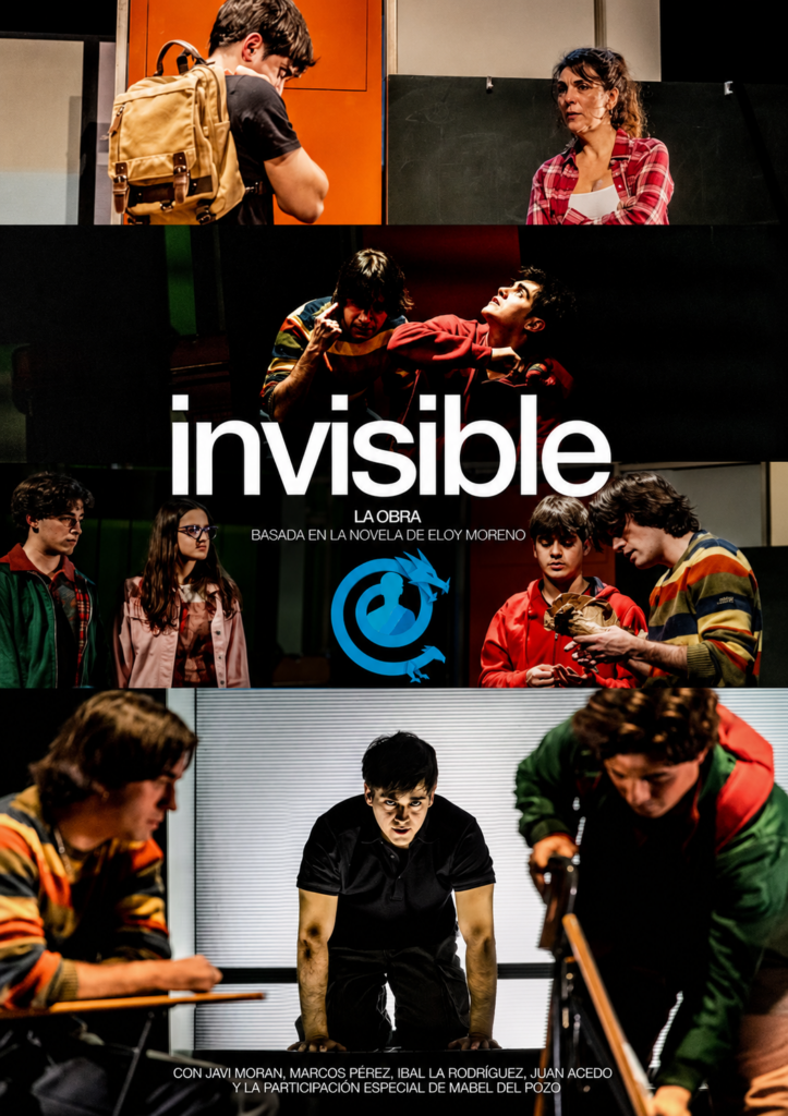 Cartel de la obra teatral Invisible con jóvenes