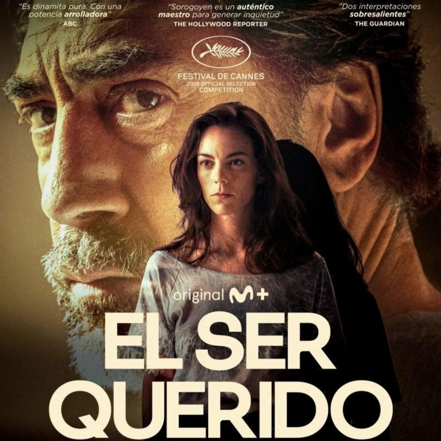 Cartel de la película El ser querido con protagonistas