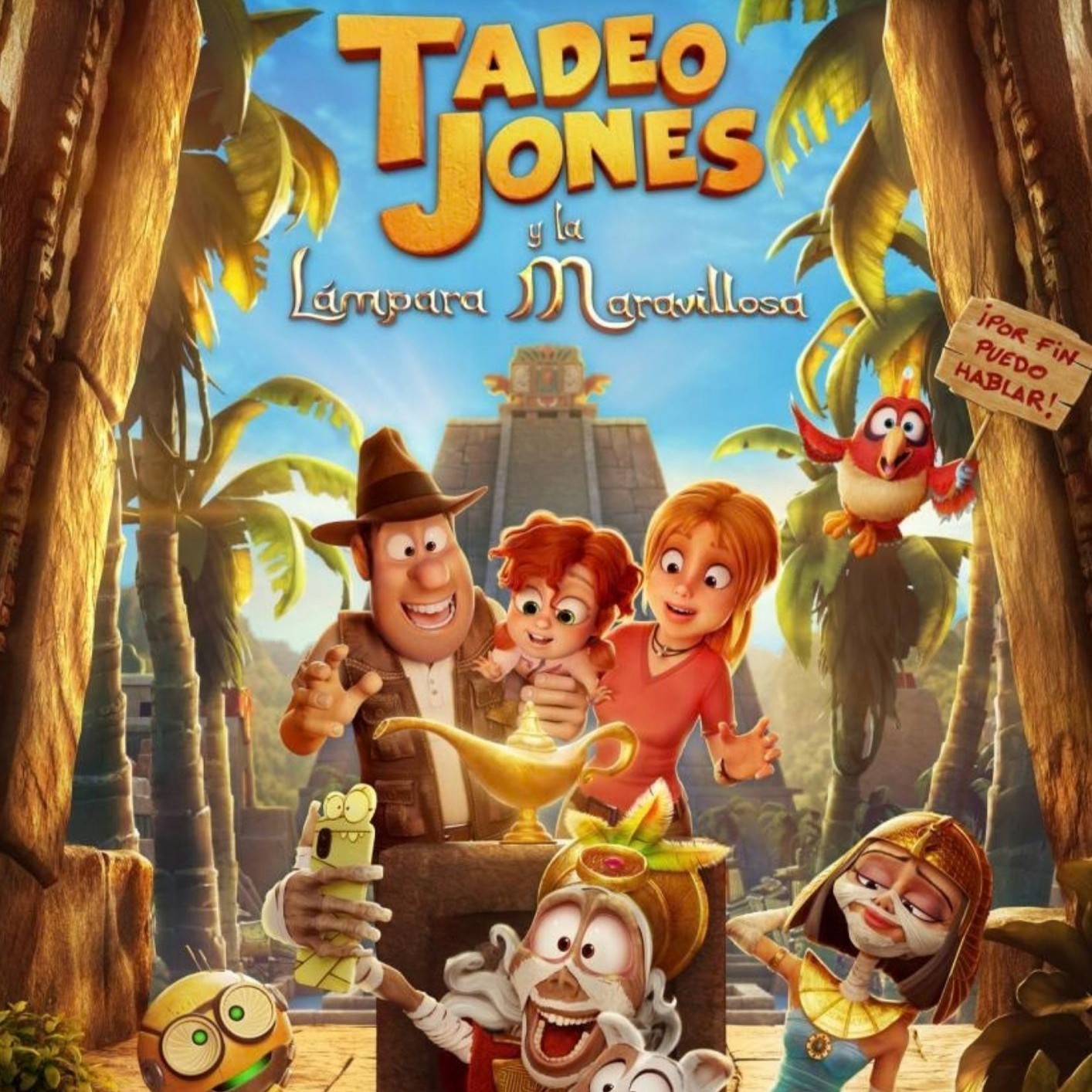 Cartel de Tadeo Jones y la Lámpara Maravillosa