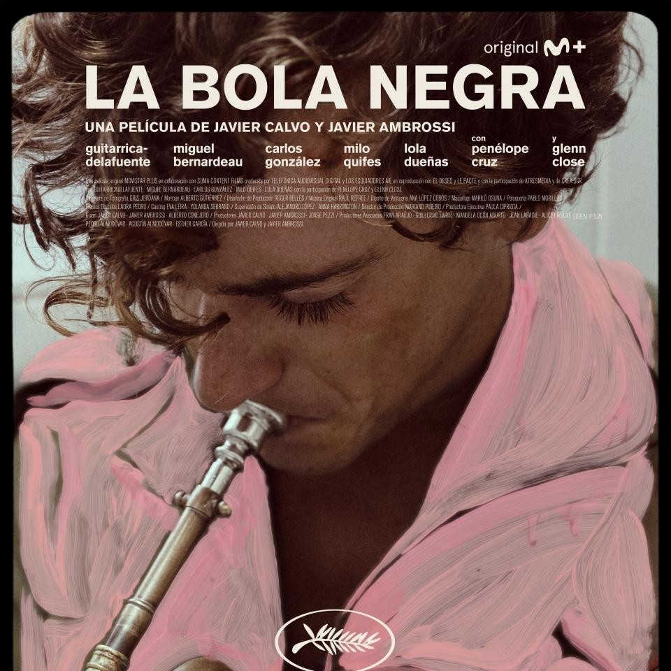 Cartel de La bola negra con Miguel Bernardeau